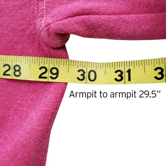 NIRVANA Bright Pink Sweatshirt Heavyweight Drop Shoulder Oversized Size L/XL - Picture 13 of 16